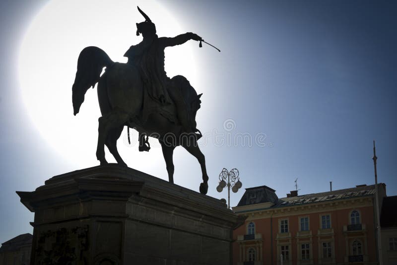 Zagreb statue